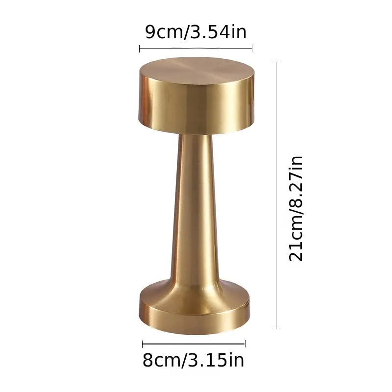 Vintage LED Nightstand Lamp with Adjustable Brightness