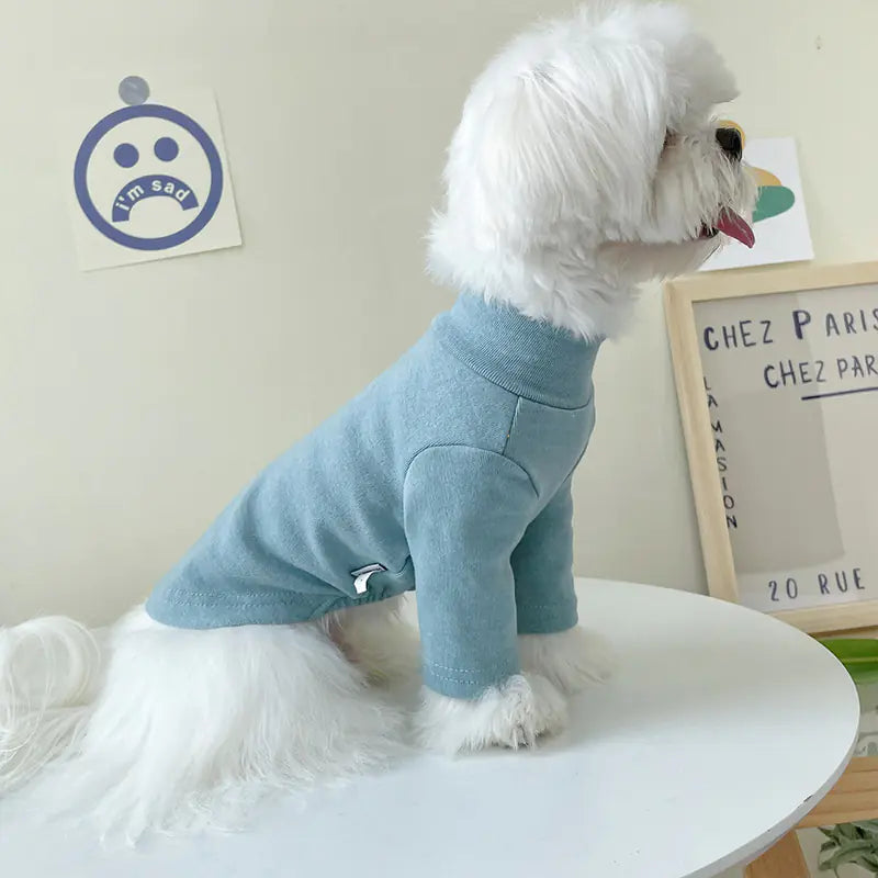 High-neck Slim Fit Shirt for Pets