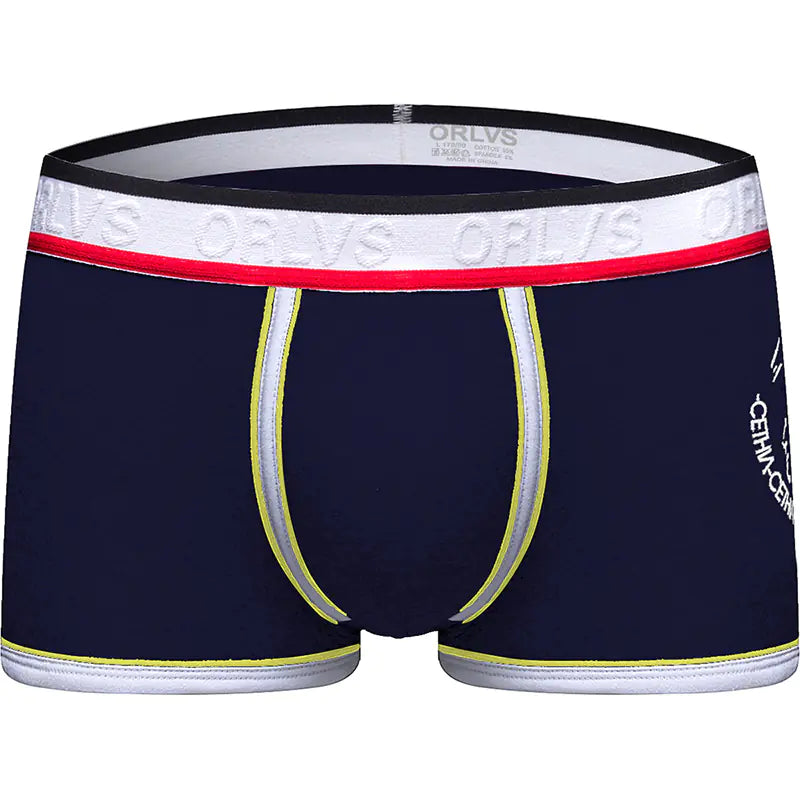 Low Waist Printed Sexy Men's Boxer Shorts
